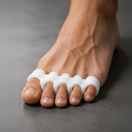 Hvid toe spacer